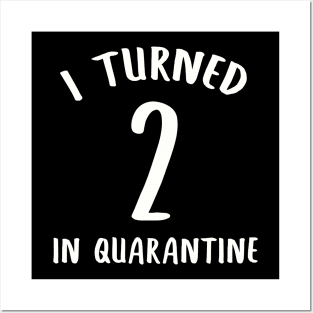 I Turned 2 In Quarantine Posters and Art